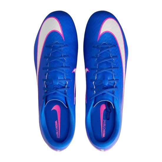 Nike Zoom Mercurial Vapor 16 voetbalschoenen voor heren, voor harde ondergrond (Blauw/Wit/Roze) - Image 3