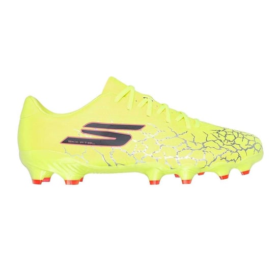 Skechers SKX 01 Academy voetbalschoenen voor kinderen (voor harde ondergrond) (Geel/zwart) - Image 1