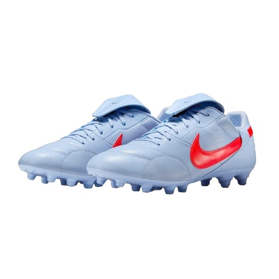 Nike Heren Premier 3 Classic Leer Firm Ground Voetbalschoenen (Blauw/Paarse) - Image 5