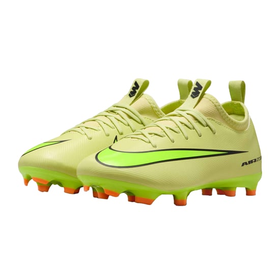 Nike Mercurial voetbalschoenen voor kinderen (firm ground) (Volt/Kransrood) - Image 5