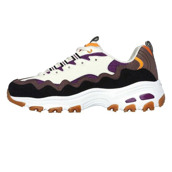 Skechers DLites Classic-sportschoenen voor kinderen (Natuurlijk/Paars) - Image 2