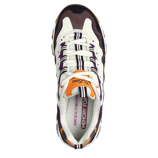 Skechers DLites Classic-sportschoenen voor kinderen (Natuurlijk/Paars) - Image 3