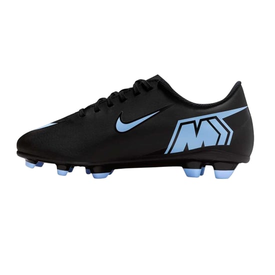 Nike Barn Vapor Fast Gräsfotbollsskor (Svart/Blå) - Image 3