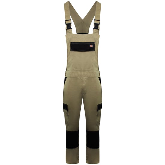 Dickies Everyday Mens Khaki/Black Bib and Brace Workwear - Image 1
