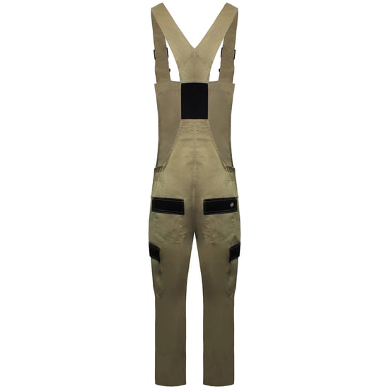 Dickies Everyday Mens Khaki/Black Bib and Brace Workwear - Image 2