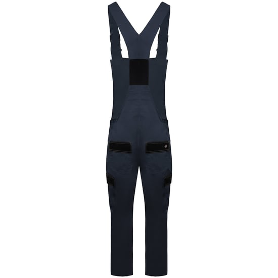 Dickies Everyday Mens Grey/Black Bib and Brace Workwear - Image 2