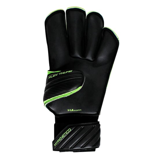 Under Armour Magnetico Mens Black/Green Goalkeeper Gloves - Image 3