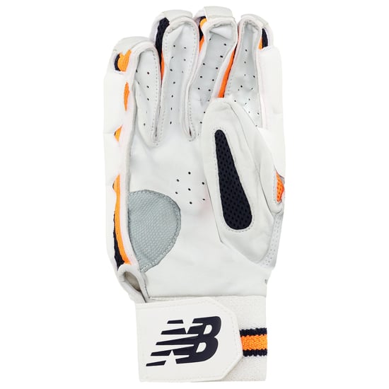New Balance DC 1280 Youth White Cricket Batting Gloves - Image 4