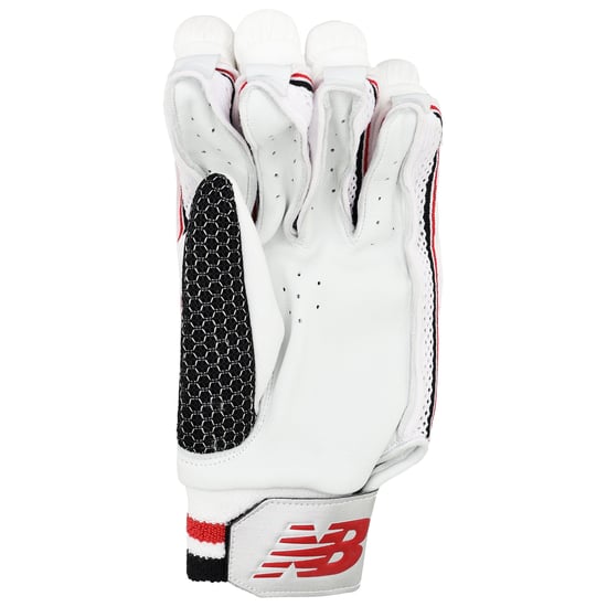 New Balance TC Pro Adult Mens White Cricket Batting Gloves - Image 2