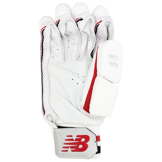 New Balance TC Pro Adult Mens White Cricket Batting Gloves - Image 3