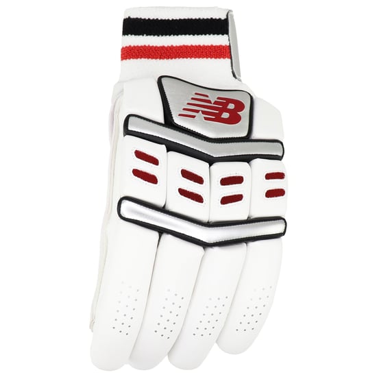 New Balance TC Pro Adult Mens White Cricket Batting Gloves - Image 5