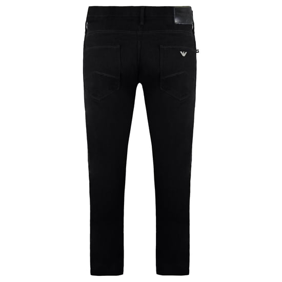 Emporio Armani J85 Regular Fit Mens Black Jeans - Image 2