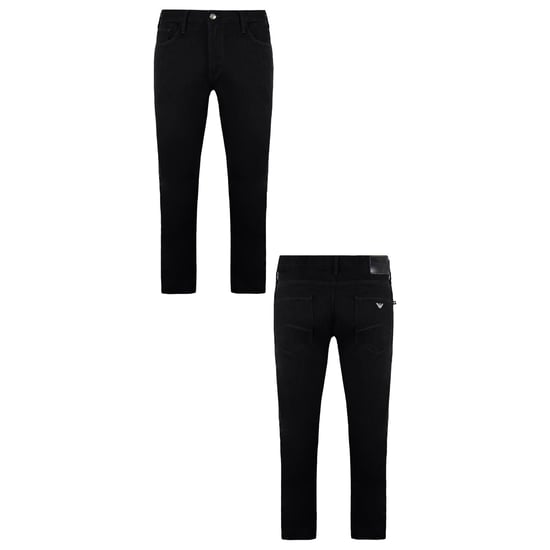 Emporio Armani J85 Regular Fit Mens Black Jeans - Image 3