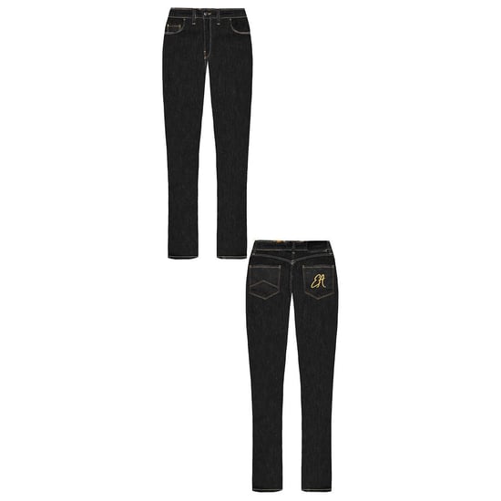 Emporio Armani J85 Regular Fit Tight Leg Womens Jeans - Image 3