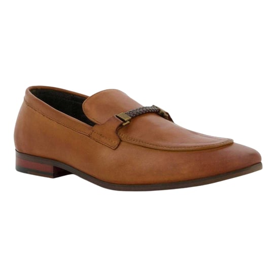 Dune London Leren herenschoenen Sheldon (Tan) - Image 5
