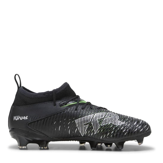 Puma Future 8 Ultimate Match voetbalschoenen voor kinderen (kunstgras) (Zwart, Groen) - Image 4