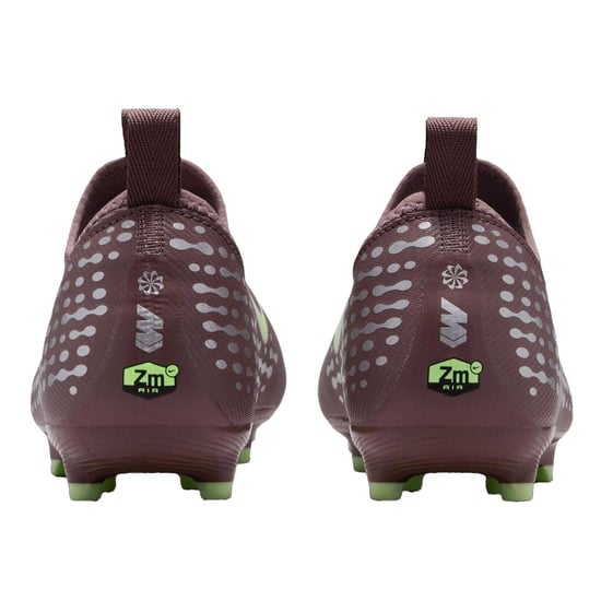 Nike Mercurial-fotbollsskor för barn/ungdomar, för fast underlag (Plommon/silver) - Image 2