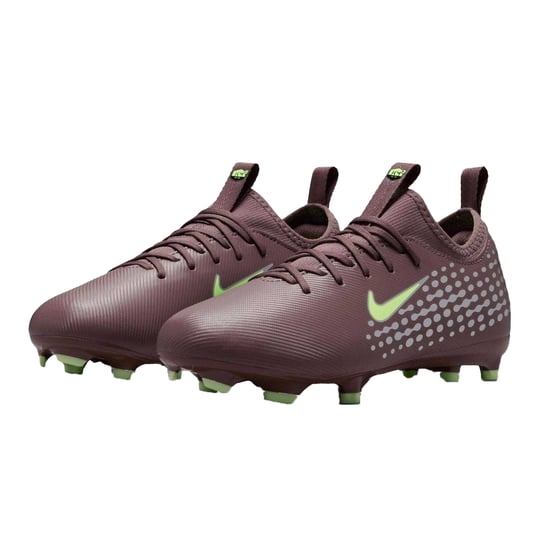 Nike Mercurial-fotbollsskor för barn/ungdomar, för fast underlag (Plommon/silver) - Image 5