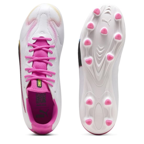 Puma Voetbalschoenen voor kinderen, model King Match, voor harde ondergrond (Roze) - Image 3