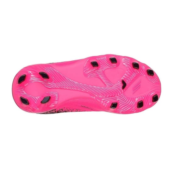 Skechers Stevige grondvoetbalschoenen voor kinderen (Zwart/roze) - Image 4
