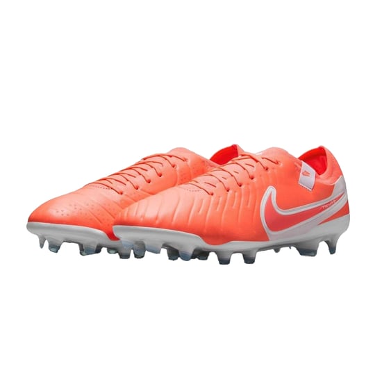 Nike Tiempo Legend 10 leren voetbalschoenen voor heren, voor harde ondergrond (Rood, Wit) - Image 5