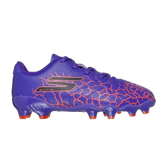 Skechers Stevige grondvoetbalschoenen voor kinderen (Paars) - Image 1