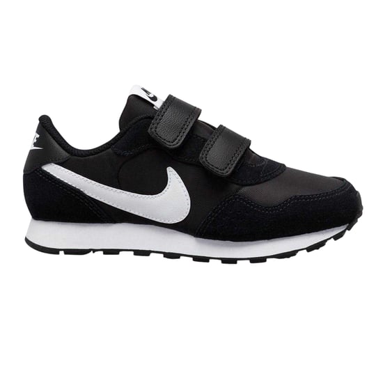 Nike Meisjessneakers van MD Valiant met suède inzetstukken (Zwart, Wit) - Image 1