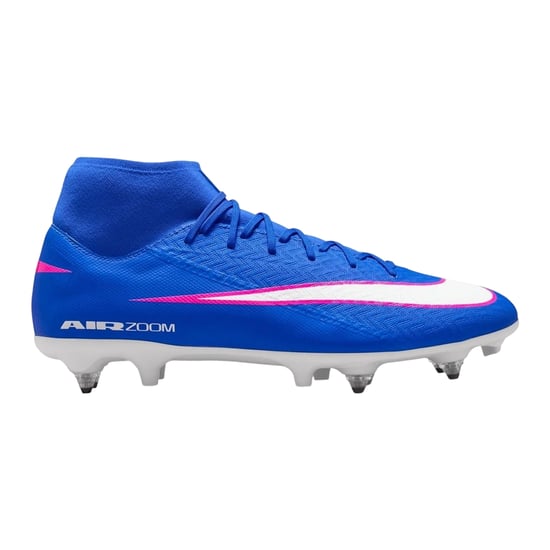Nike Mercurial Superfly 10 voetbalschoenen voor heren, voor zachte ondergrond (Blauw/Wit/Roze) - Image 1