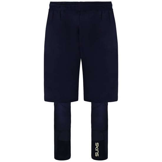 Skins Series-5 Mens Navy Travel And Recovery Long Tights - Image 2