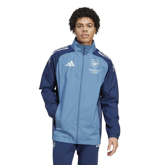 Castore Heren Arsenal FC Regular Raglan Jacket (Blauw) - Image 5