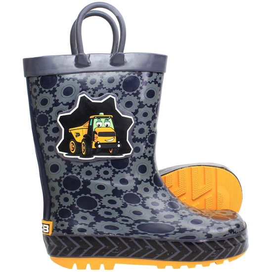 JCB Wade Kids Navy Wellington Boots - Image 4