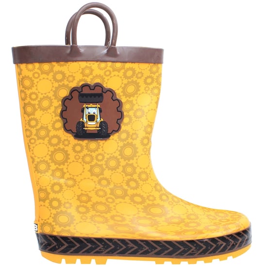 JCB Wade Kids Yellow Wellington Boots - Image 1