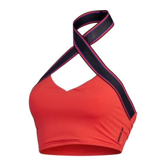 Speedo Bikinitop met halternek en logo voor dames (Lichtroze) - Image 1