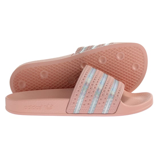 Adidas Adilette Womens Pink Sliders - Image 2