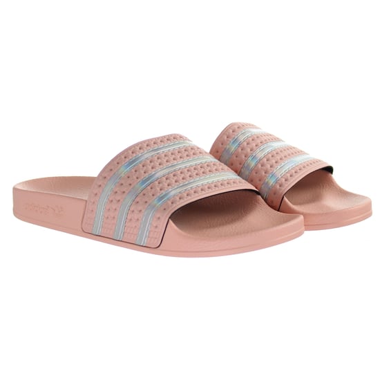 Adidas Adilette Womens Pink Sliders - Image 3
