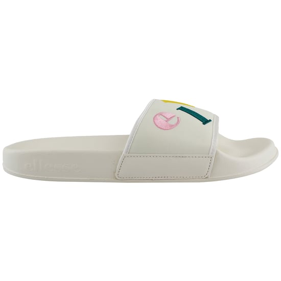 Ellesse Filippo Logo Play Womens Off White Sliders - Image 2