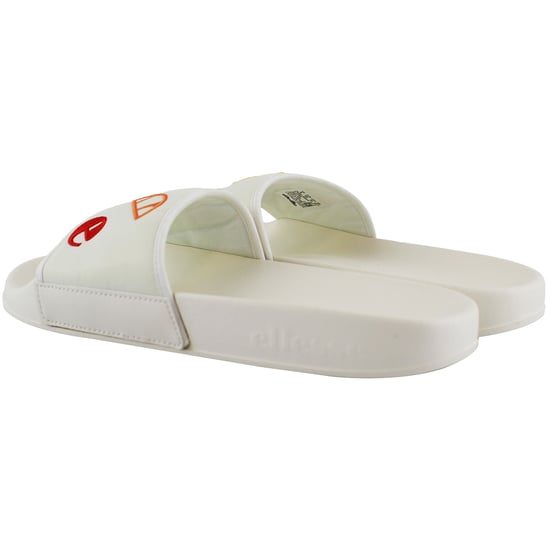 Ellesse Filippo Logo Play Womens Off White Sliders - Image 3
