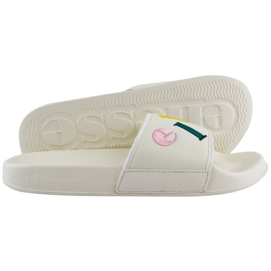 Ellesse Filippo Logo Play Womens Off White Sliders - Image 4