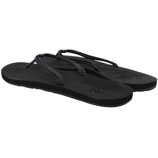 Roxy Costas Womens Black Flip-Flops - Image 3