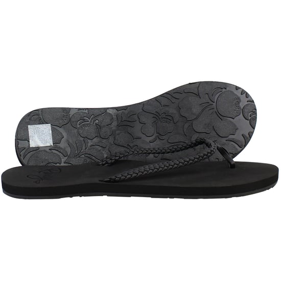 Roxy Costas Womens Black Flip-Flops - Image 4
