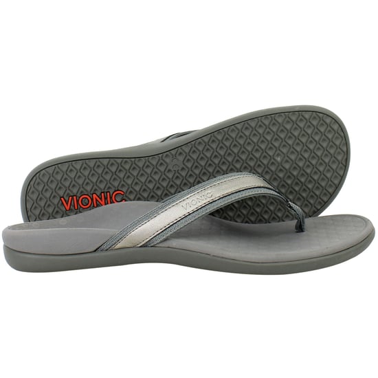 Vionic Islander Womens Grey Flip-Flops - Image 4