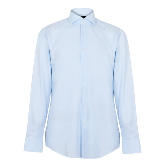 Boss H-Hank Overhemd met Spread Collar (Lichtblauw) - Image 1