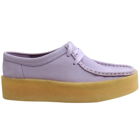 Clarks Wallabee Cup Womens Lilac Shoes - Image 1