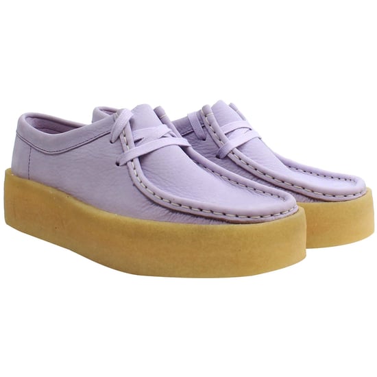 Clarks Wallabee Cup Womens Lilac Shoes - Image 2