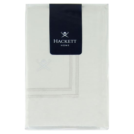 Hackett Home Square Light Grey Cotton Pillowcase - Image 2