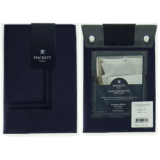 Hackett Home European Navy Blue Cotton Pillowcase - Image 3