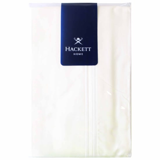 Hackett Home European White Cotton Pillowcase - Image 1