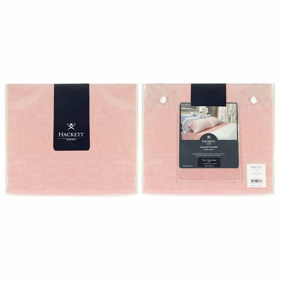 Hackett Home Pinpoint Solid Fitted Sheet King - Image 1