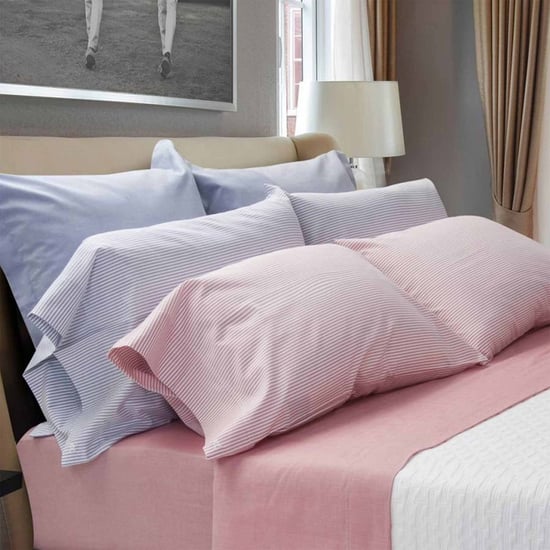 Hackett Home Pinpoint Solid Fitted Sheet King - Image 4