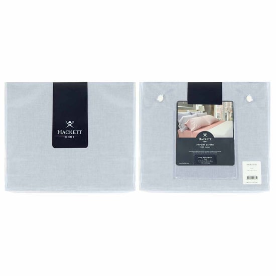 Hackett Home Pinpoint Fitted Sheet King - Image 1